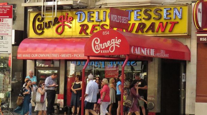 5. A New York deli experience
