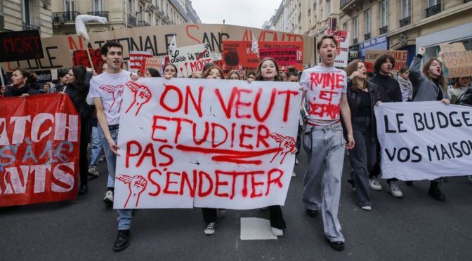 Hundreds of French High Schools Closed as Student Protests Spread