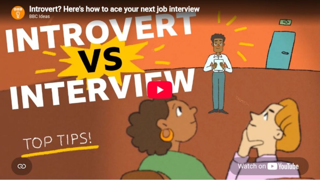 Introvert Here's how to ace your next job interview