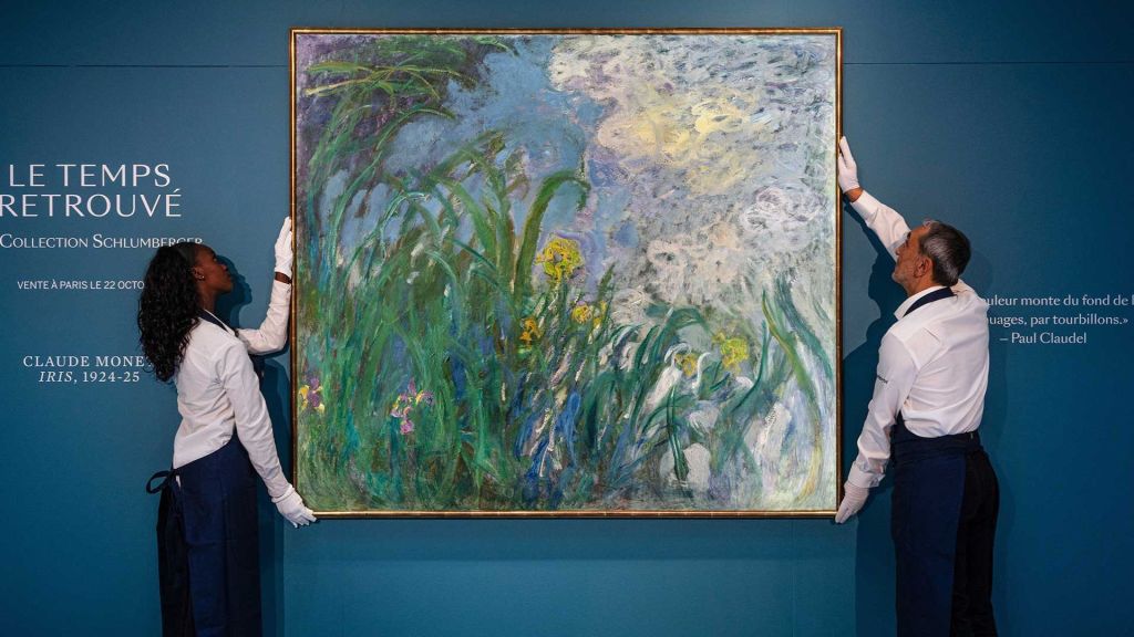 Monet's Iris Sets a New French Auction Record