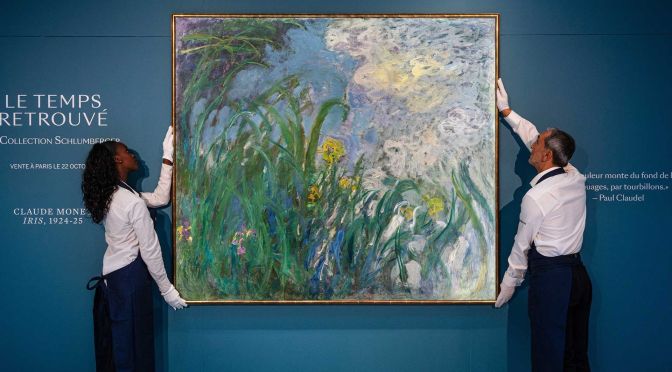 Monet&rsquo;s Iris Sets a New French Auction Record