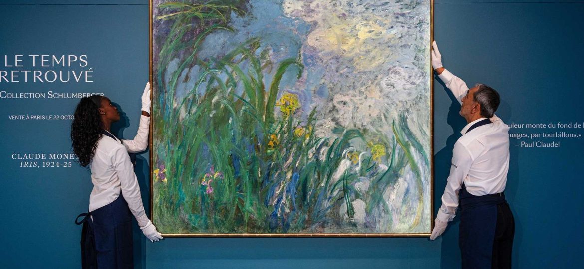 Monet's Iris Sets a New French Auction Record