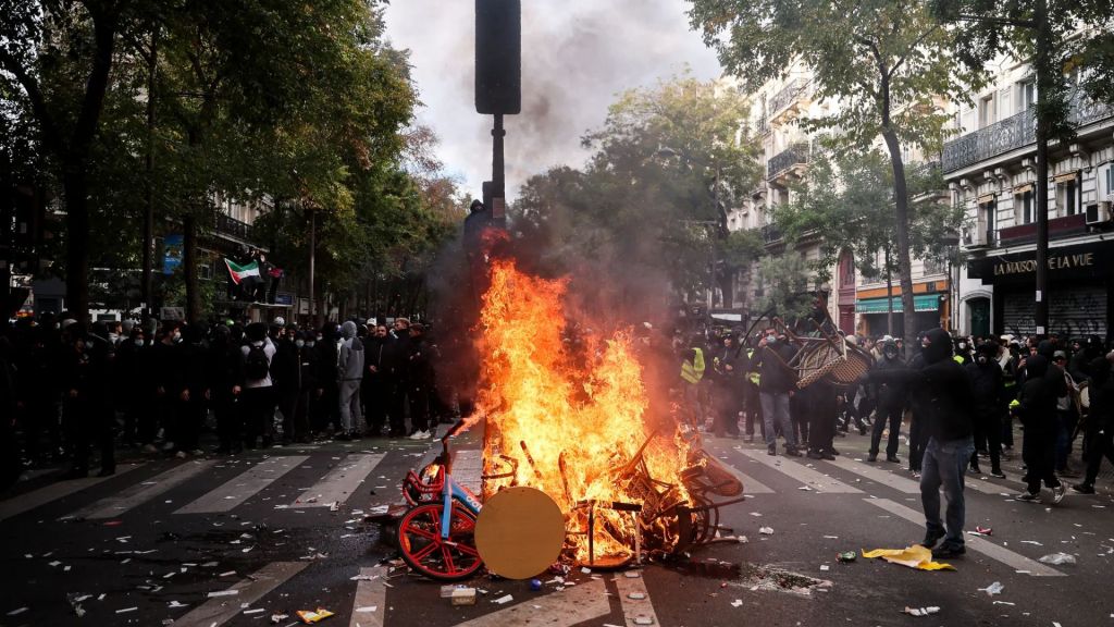 October 17, 2026 Mass Protests Sweep France and Turn to Violence
